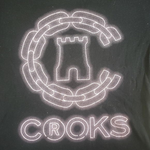 CROOKS & CASTLES WOMENS NEON LOGO SHIRT - Picture 3 of 6